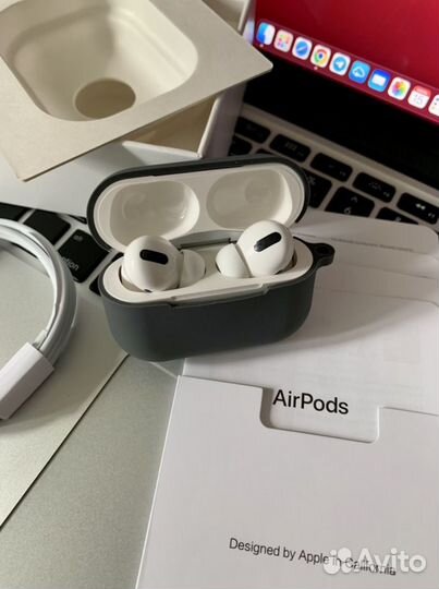 AirPods Pro с шумоподавлением (Гарантия + чехол)