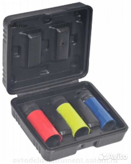 АВТОДЕЛО 39233 Набор головок ударных колесных 1/2