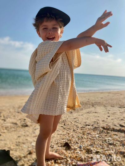 Полотенце пончо детское