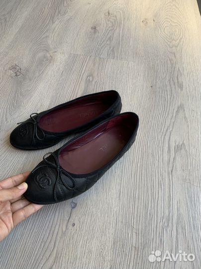 Туфли балетки chanel