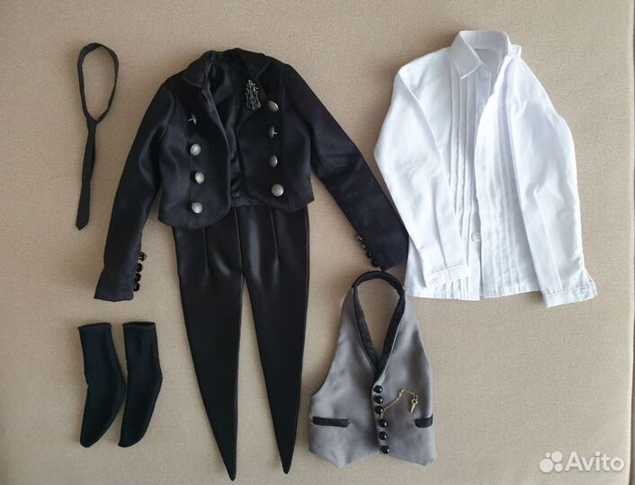 BJD бжд кукла Костюм дворецкого 1/3 70 см