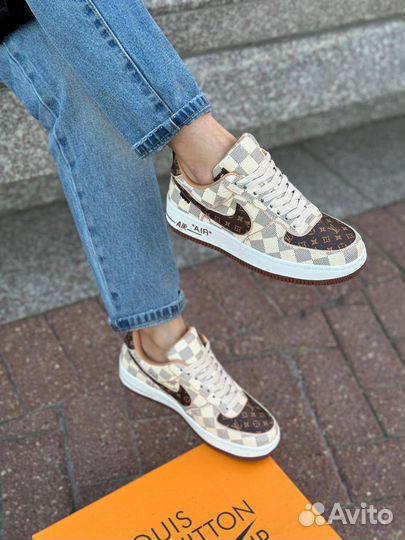 Кроссовки Кеды Louis Vuitton Nike Air Force 36-41