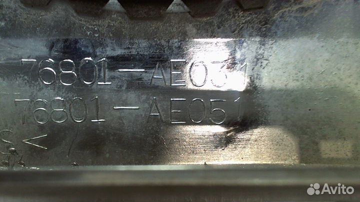 Накладка под номер Toyota Sienna 2, 2006