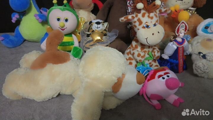 Большой пакет мягких игрушек