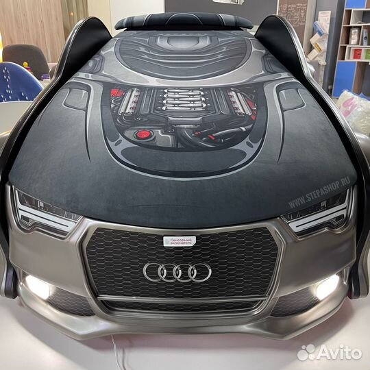 Детская кровать машина с подсветкой