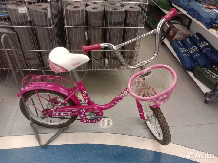 Детский велосипед для девочек 4-6 лет