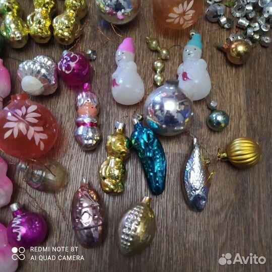 Елочные игрушки СССР одним лотом
