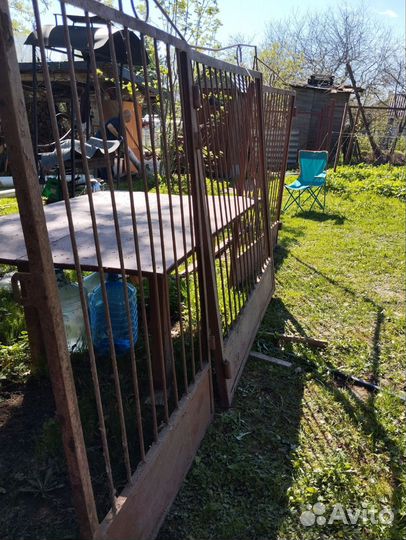 Ворота распашные бу