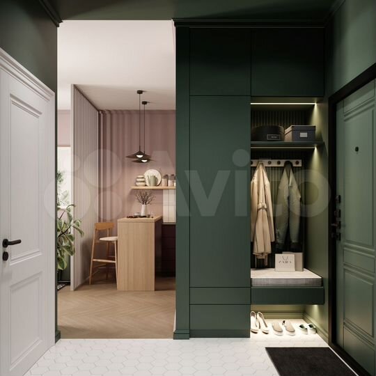 1-к. квартира, 40,1 м², 8/18 эт.