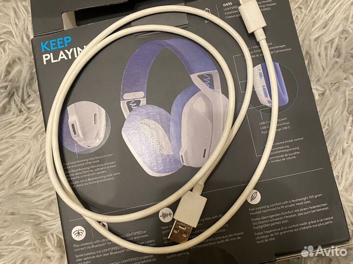 Беспроводные bluetooth наушники Logitech G435