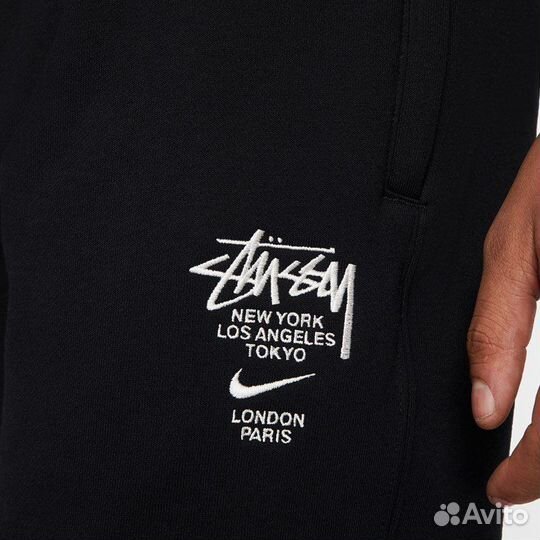 Штаны nike X stussy Fleece Pants Black