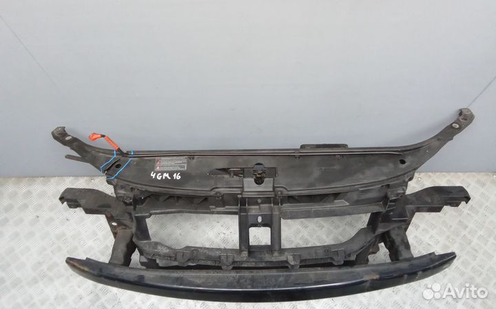 Передняя панель крепления облицовки (телевизор) volkswagen polo 4 (9N) рест: 2005-2009