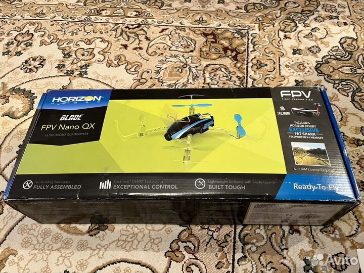 Квадрокоптер Blade Nano QX FPV+FatShark Teleporter