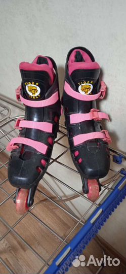 Роликовые коньки размер 39