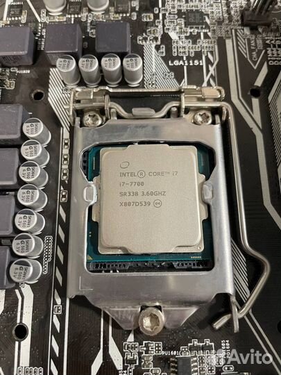 Intel i7 7700 + asus z270m-plus + 16Gb ddr4 2400