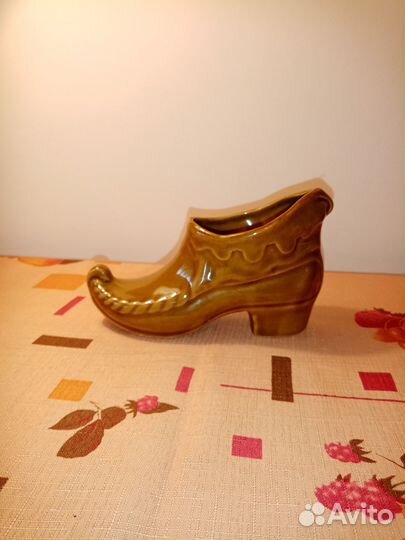 Сувенир Башмак керамический СССР