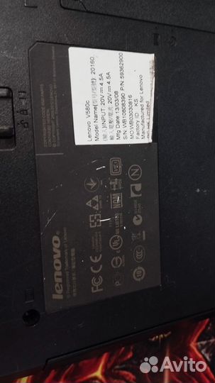 Ноутбук lenovo v580c