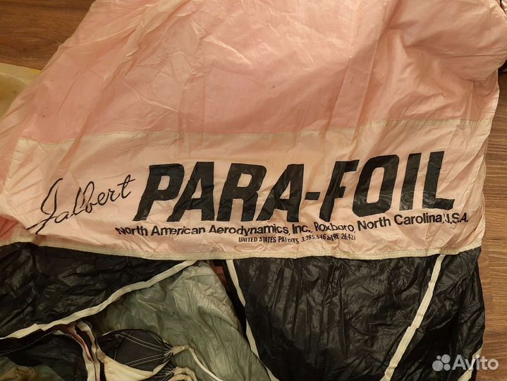 Парашют parаfoil 282ft камера стреньга медуза 1993