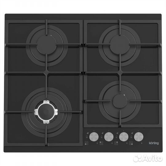 Поверхность газовая Korting HGG6734CTN черный