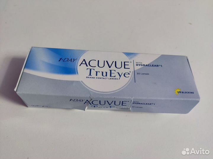 Линзы контактные однодневные Acuvue TruEye -4.25
