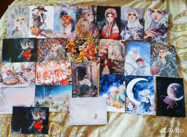 Набор открыток с иллюстрациями худ. О.Викторовой