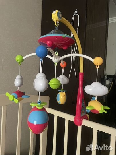 Мобиль музыкальный детский на кроватку