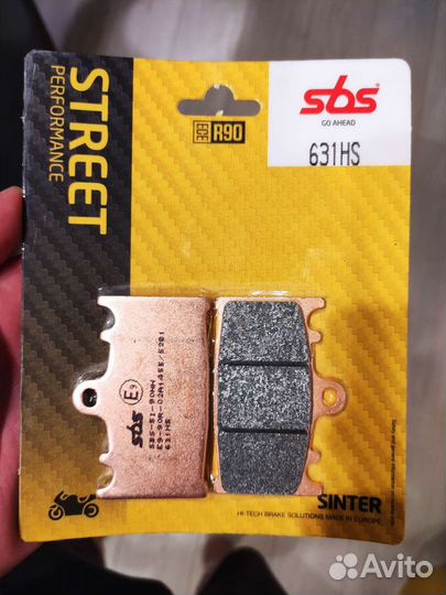 Колодки тормозные на мотоцикл