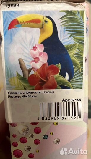 Алмазная мозаика «Тукан» 40*50