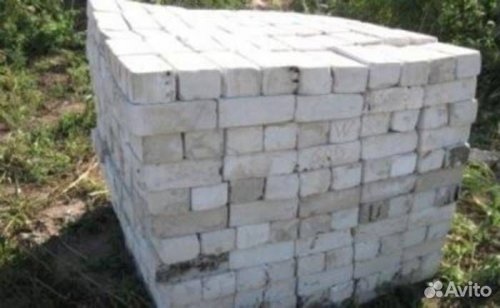 Кирпич белый бу