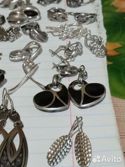 Серебряные серьги 925