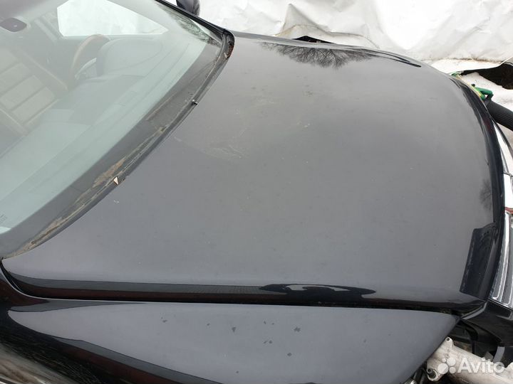 Капот vw touareg 1 gp оригинал без дефектов черный