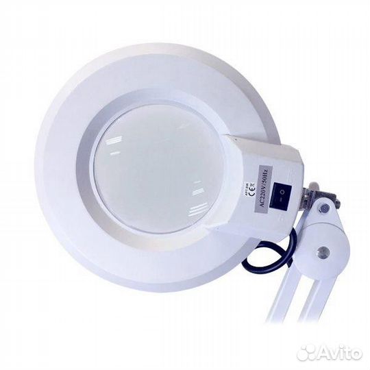 Лампа-лупа настольная 5Д на кронштейне