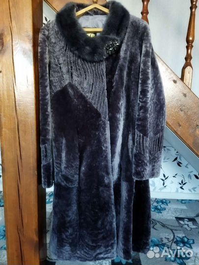 Шуба мутоновая женская