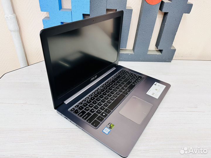 Игpoвой ноутбук Asus core i7-8750 16gb GTX