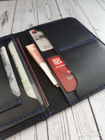 Обложка на паспорт натуральная кожа