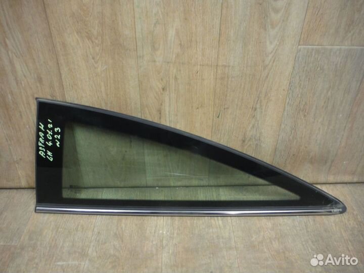 Форточка стекло кузовное заднее левое Opel Astra H