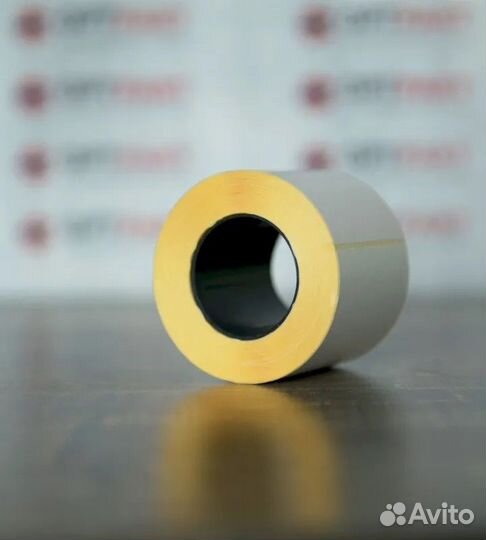 Термоэтикетка самоклеющаяся, 58х40 мм