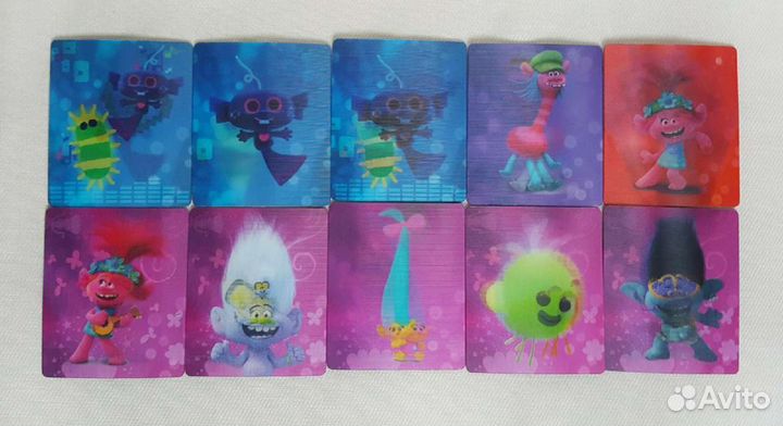 Стиратели Марвел,Ластики Тролли 120 штук