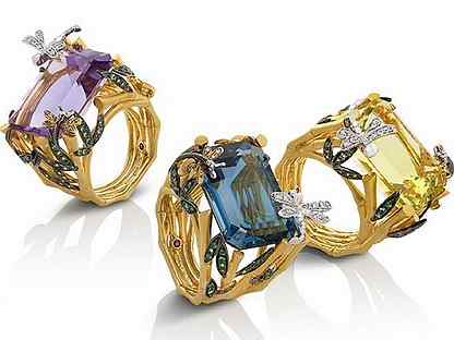 Роскошное кольцо Roberto Coin из золота