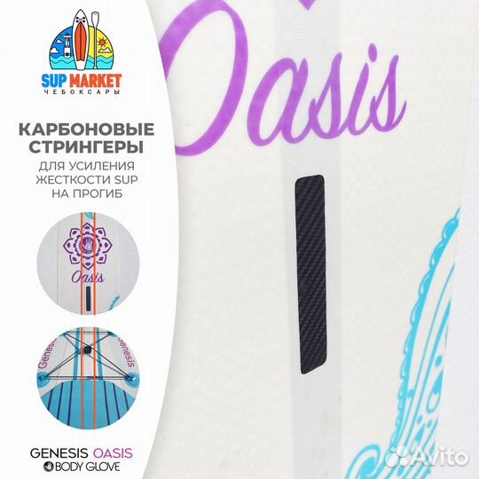 Сап борд SUP board body glove Oasis Genesis 305 см