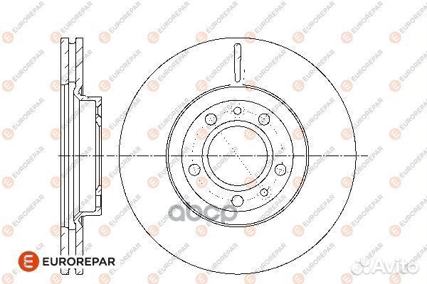 Диск торм. перед. min 2 1667857280 eurorepar