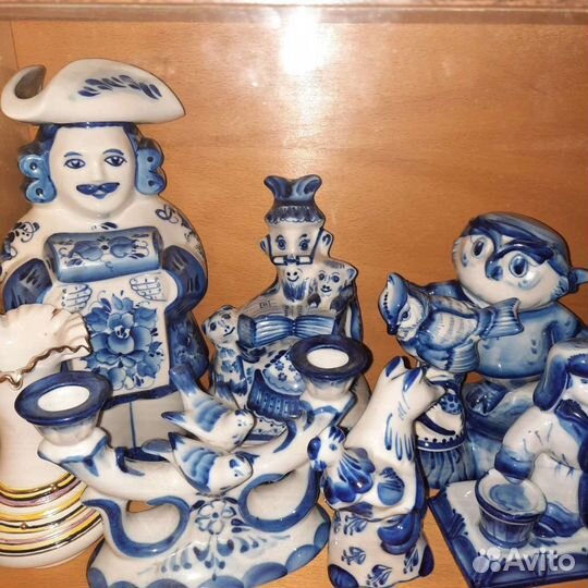 Гжель.Посуда