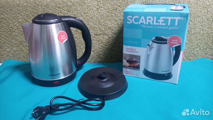 Чайник Scarlett SC-EK21S26, серебристый