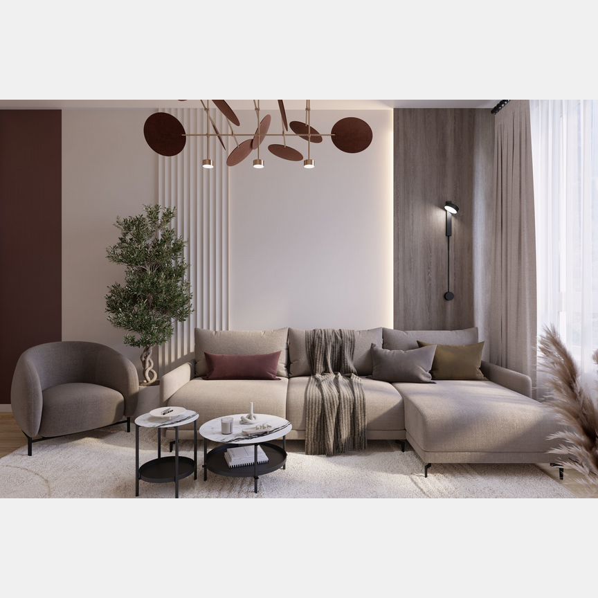 2-к. квартира, 56,4 м², 17/25 эт.