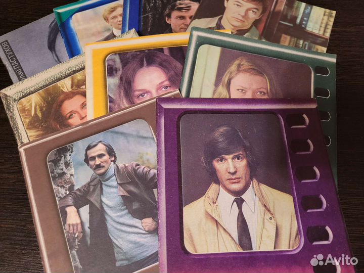 Буклеты с советскими актерами