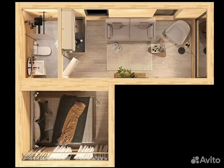 Модульный дом/Создайте индивидуальное пространство