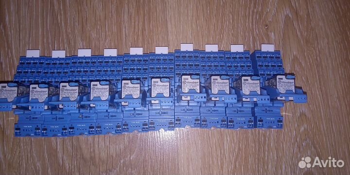Реле finder, лампы XB7,колодки Schneider Electric