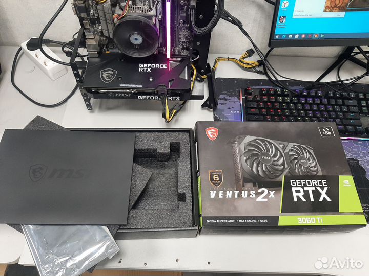 Видеокарта rtx 3060ti MSI