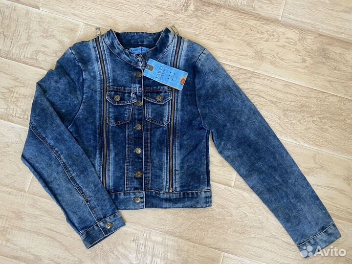 Джинсовый джакет s размер