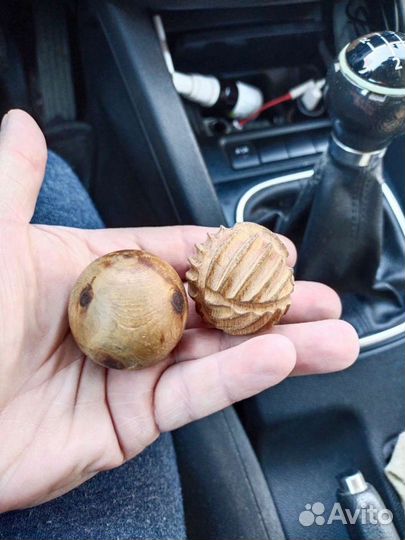 Деревянный шар можжевеловый